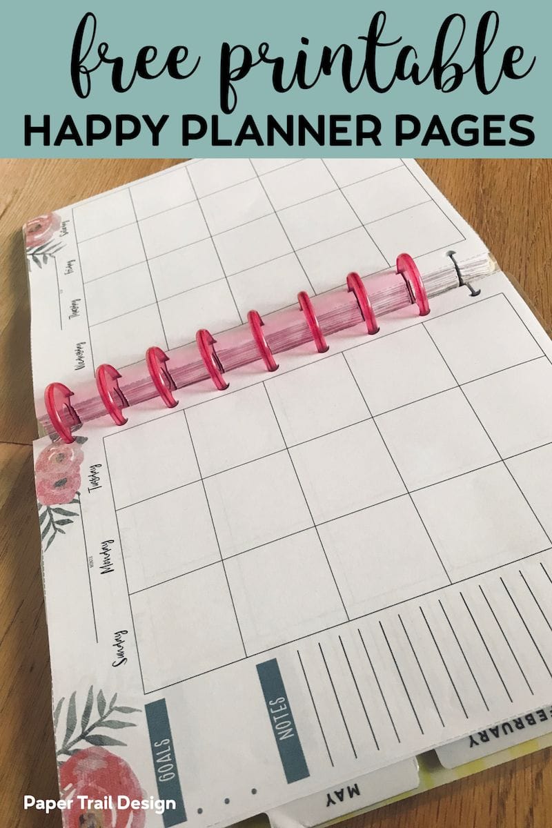 Free Happy Planner Printables