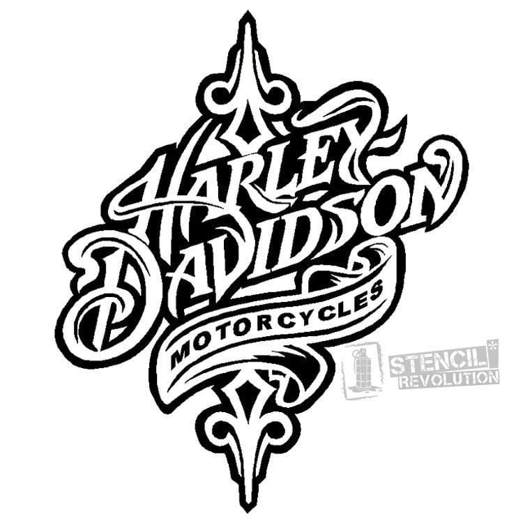 Harley Davidson stencil