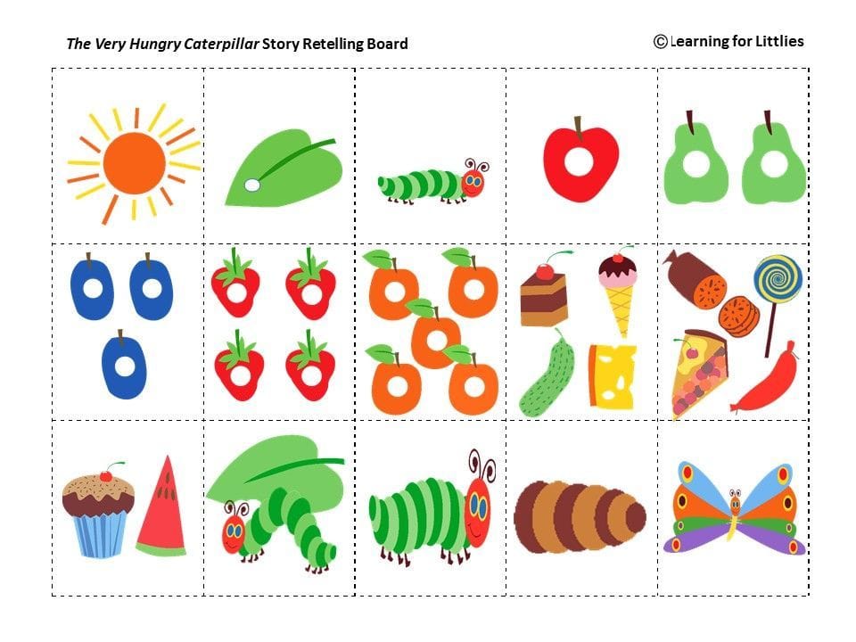 The Very Hungry Caterpillar Food Printables