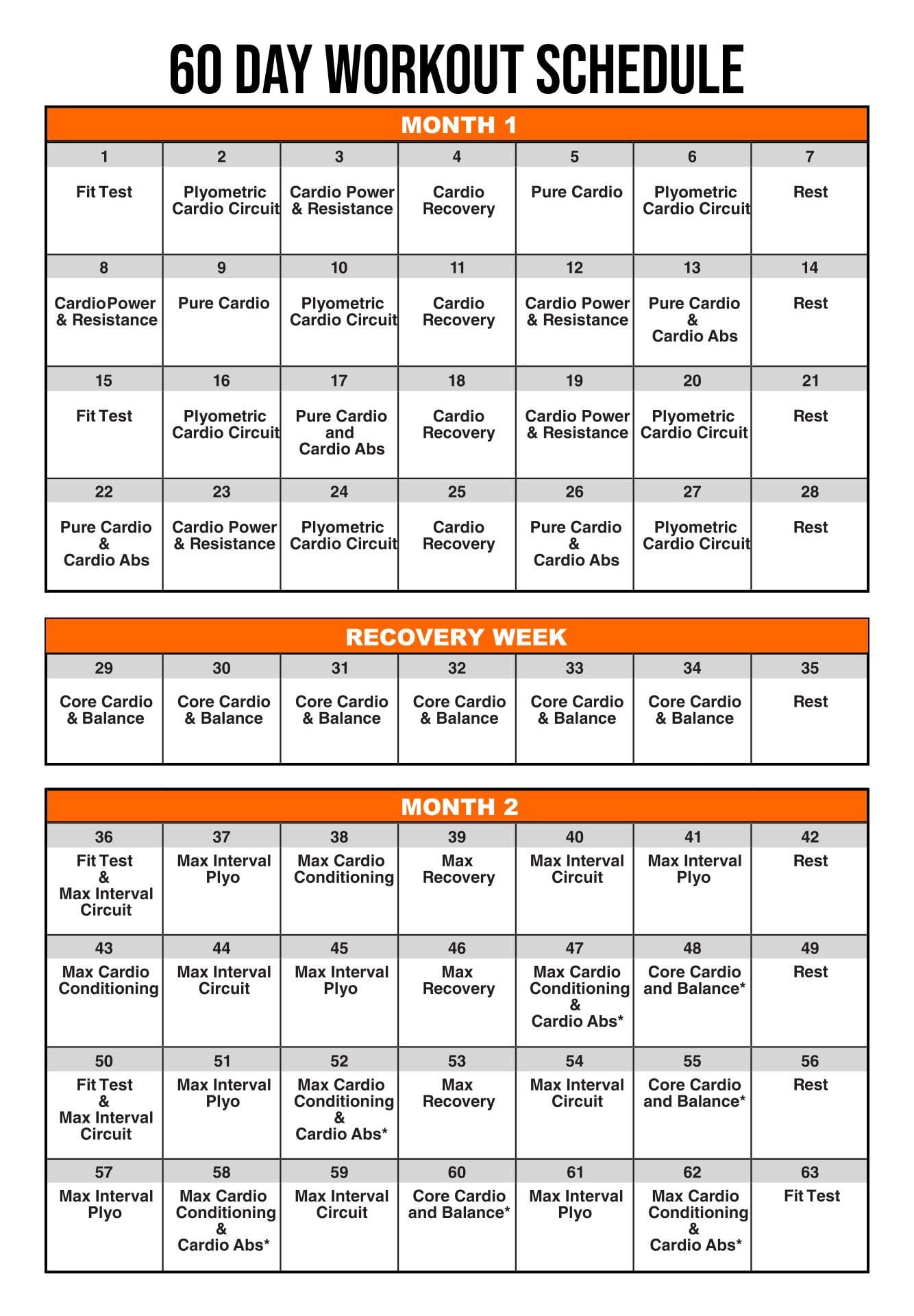 FREE Insanity Calendar Planner