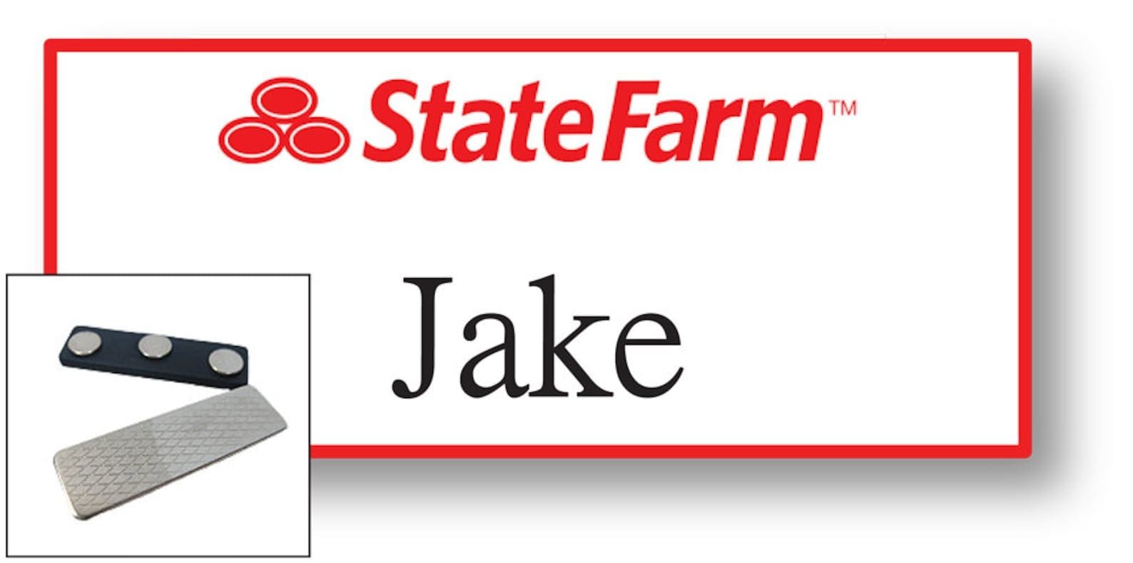 Jake From State Farm Name Tag Printable