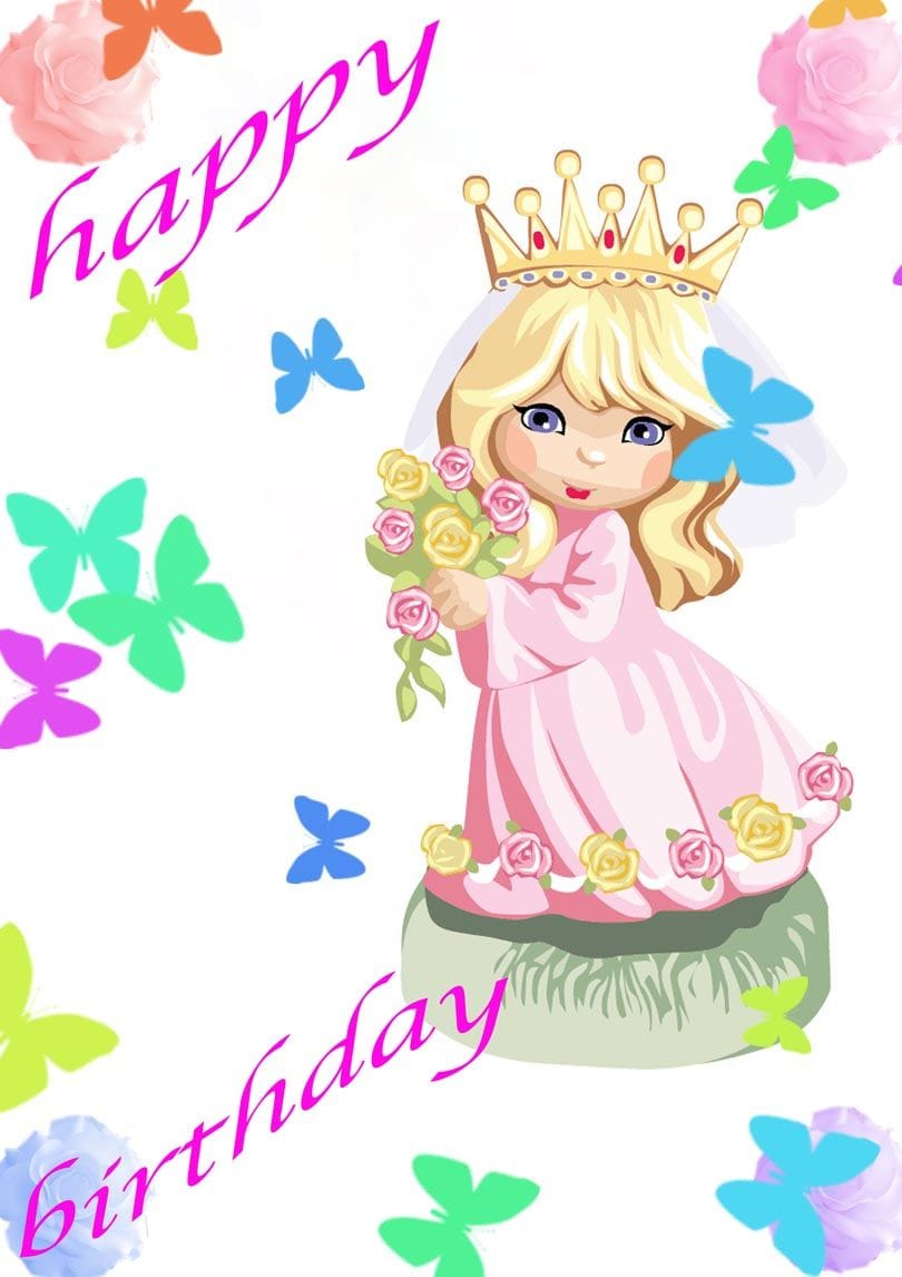 Free Printable Birthday Cards for Girls