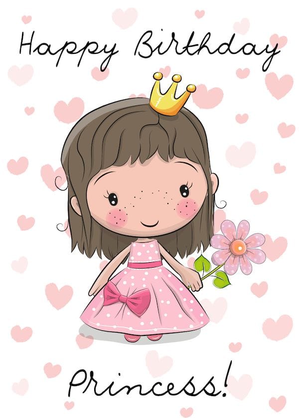 Free Printable Birthday Cards for Girls