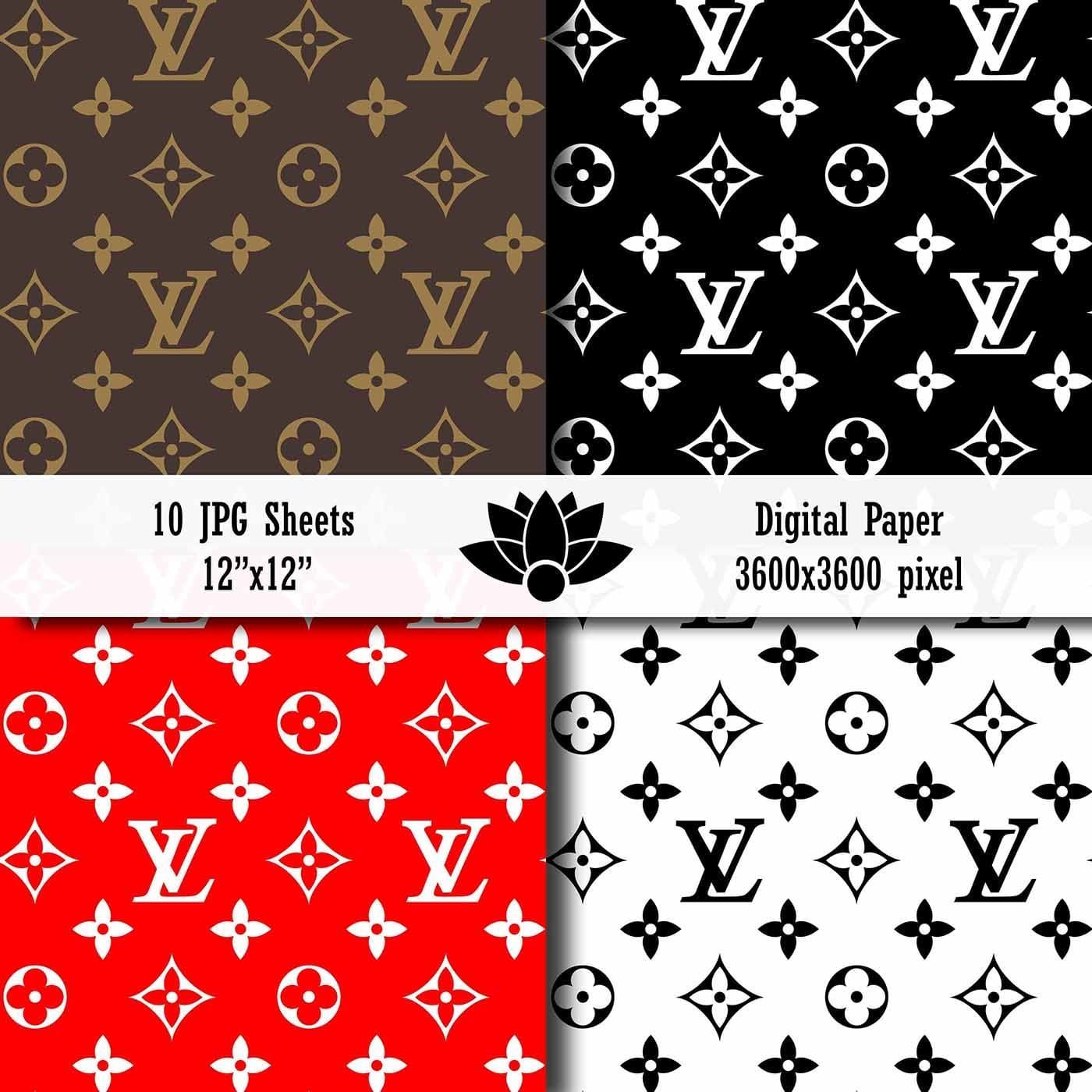 Printable Louis Vuitton Pattern