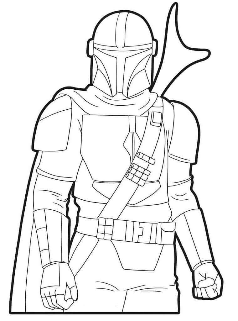 Printable Mandalorian Coloring Pages