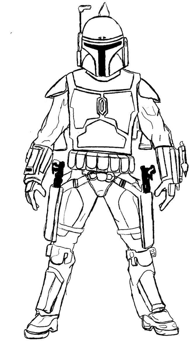 The Mandalorian Coloring Pages