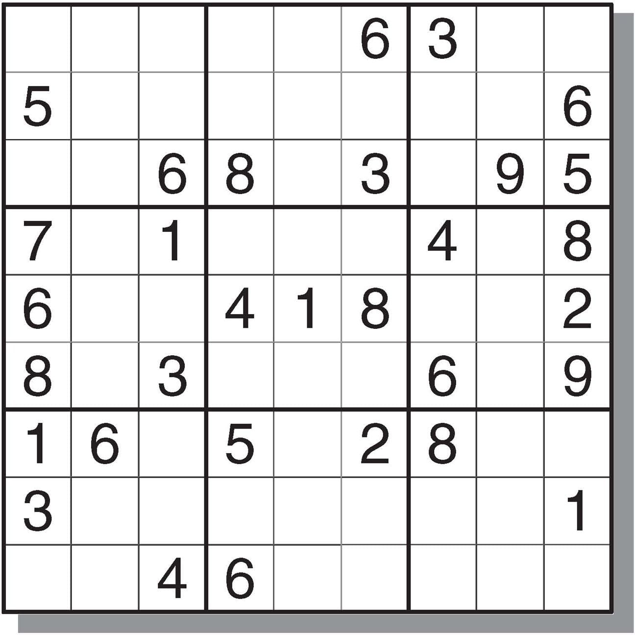 Medium Printable Sudoku Puzzles 4 Per