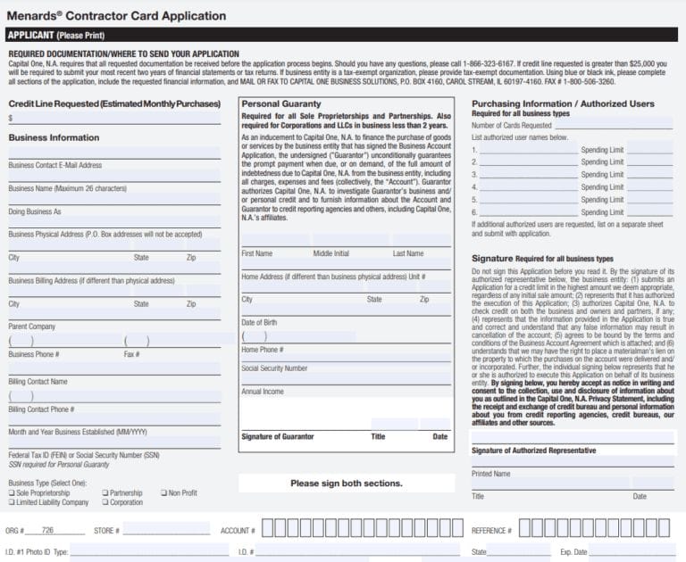 Menards 11 Rebate Form Printable Blank Calendar