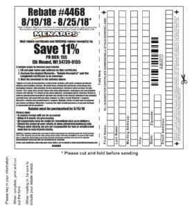 Menards Adjustment Rebate Form 2024