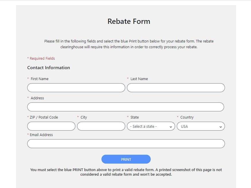 Menards Printable Rebate Forms