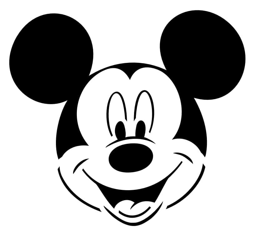 Mickey Mouse Stencil Printable