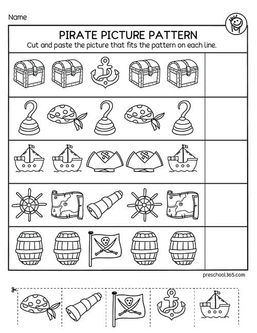 FREE Printable Jake and the Neverland Pirates Worksheets