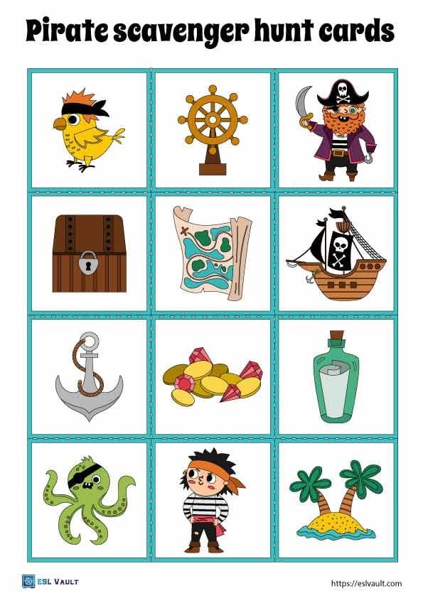 Pirate Activity Bundle for Kids