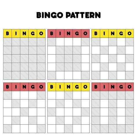 13 best printable bingo pattern examples