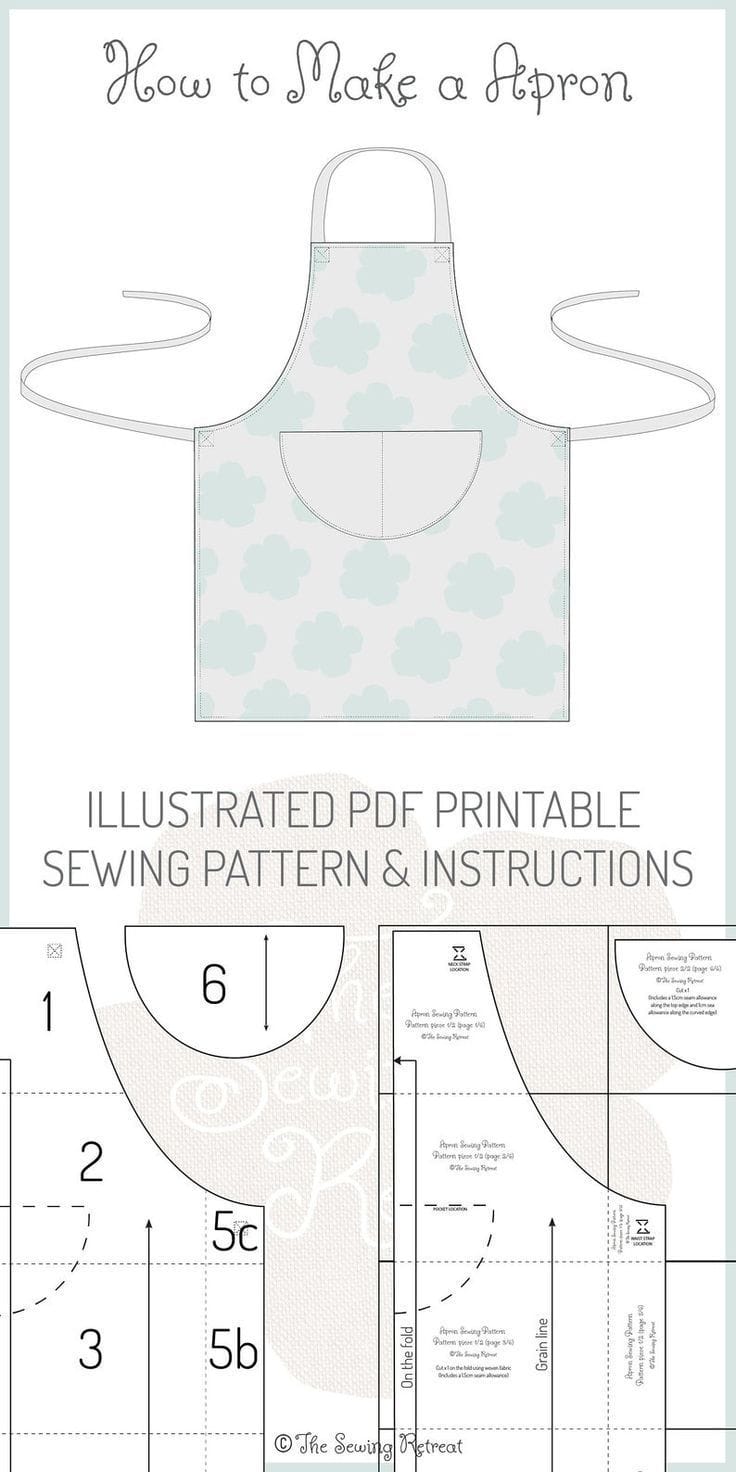 Printable Apron Pattern