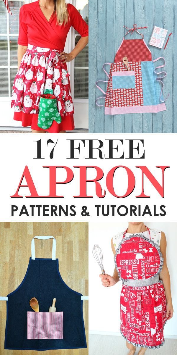 Apron Printable Sewing Pattern Instructions