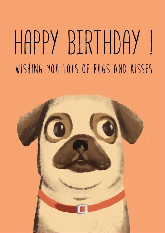 20 Adorable Dog Printable Birthday Cards (free) PRINTBIRTHDAY