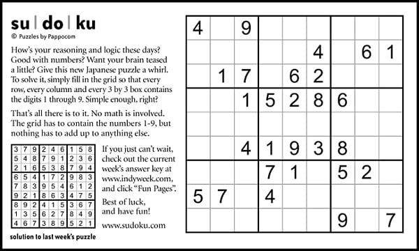 Sudoku Rules Printable