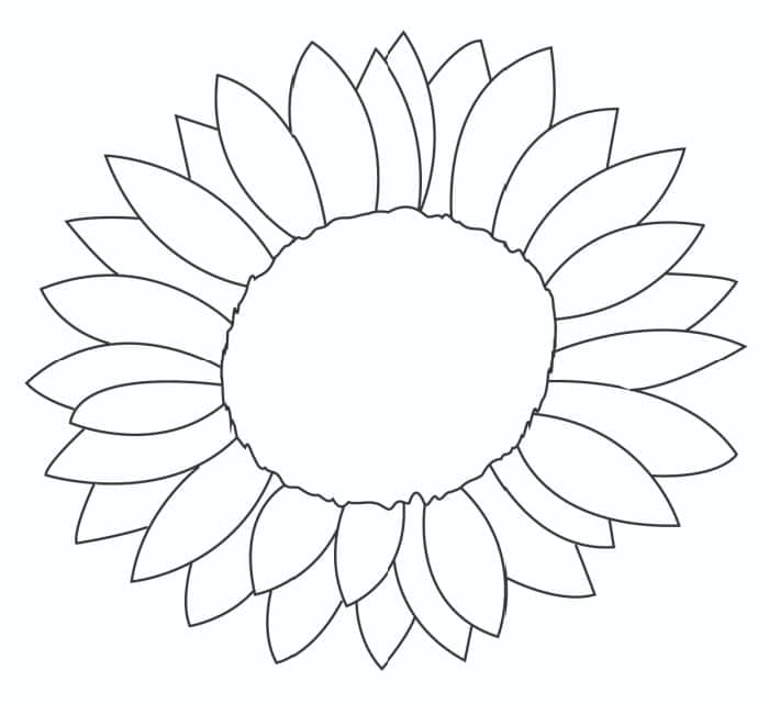 3 Free Printable Sunflower Pattern Templates