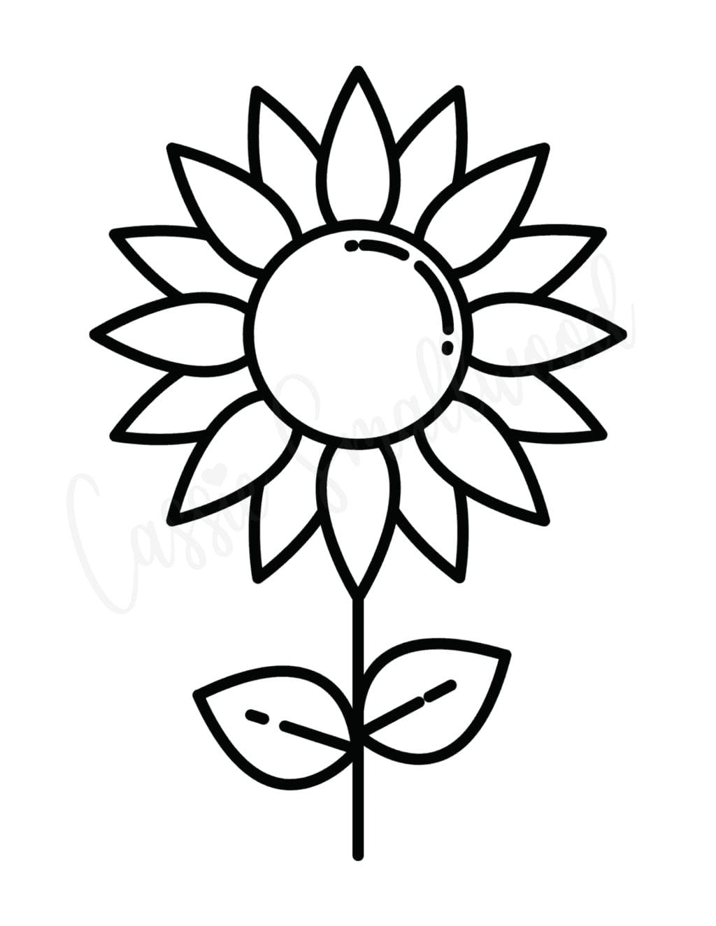 9 Free Printable Sunflower Templates