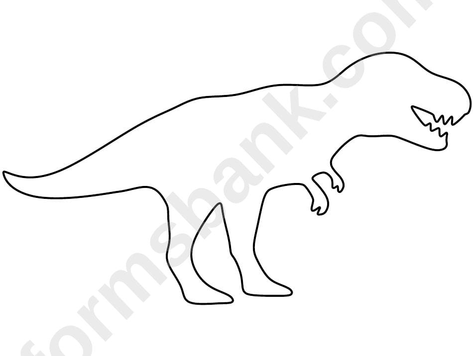 Printable T Rex Coloring Pages