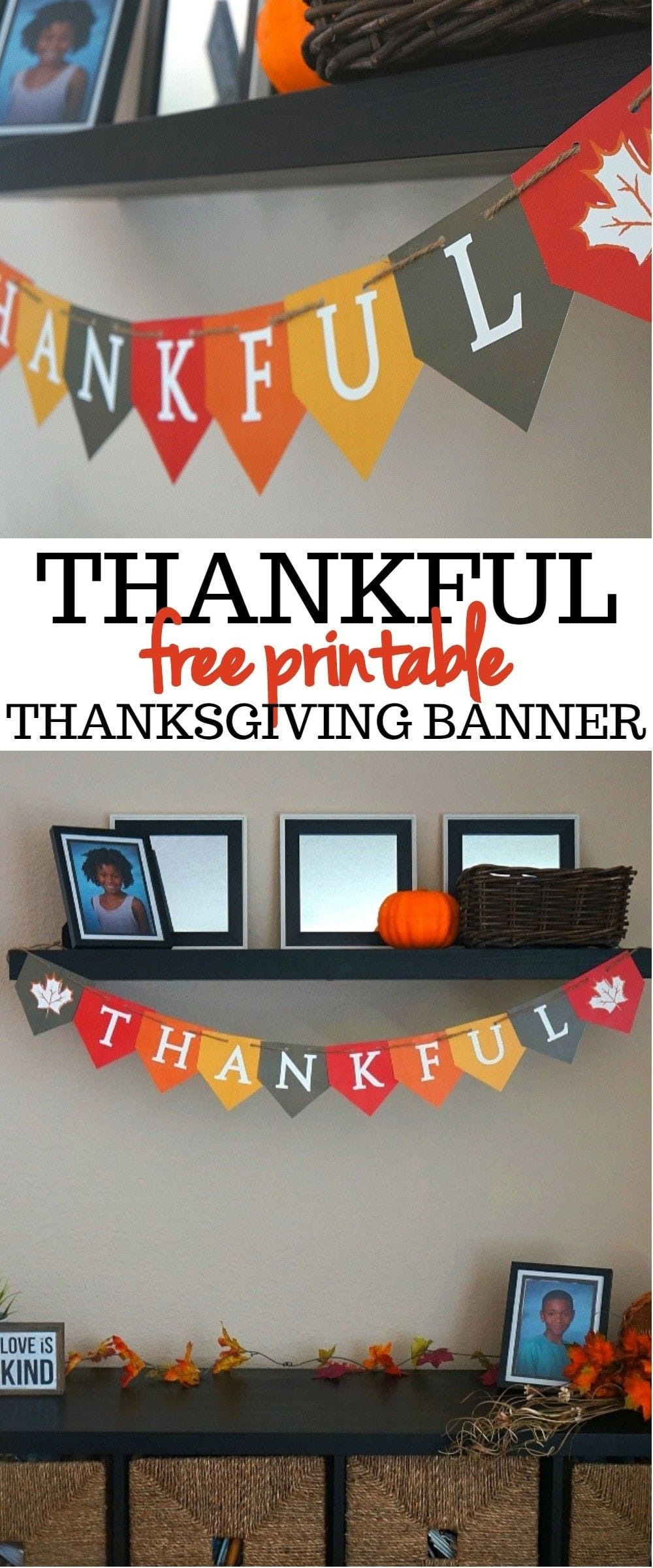 Thanksgiving Banner Printable