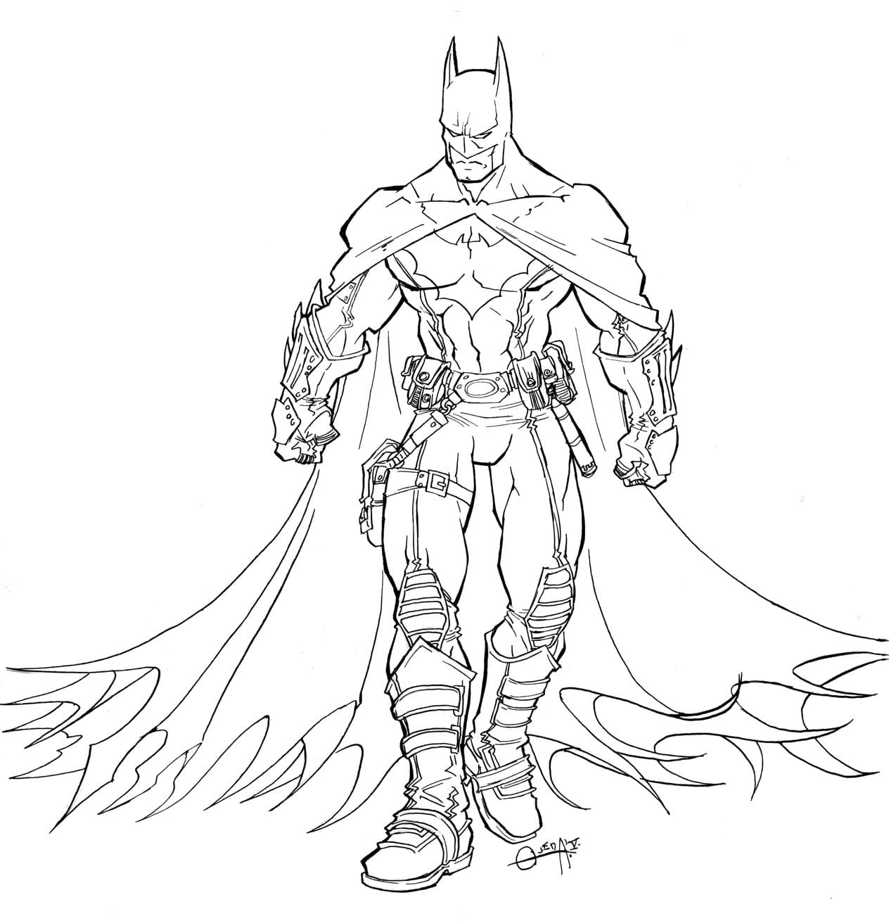 Free Printable Batman Coloring Pages For Kids