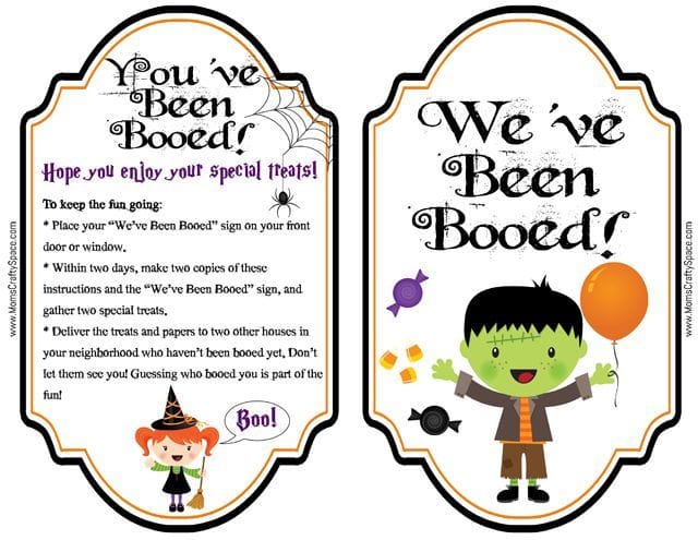 Free Youve Been Booed Printables!