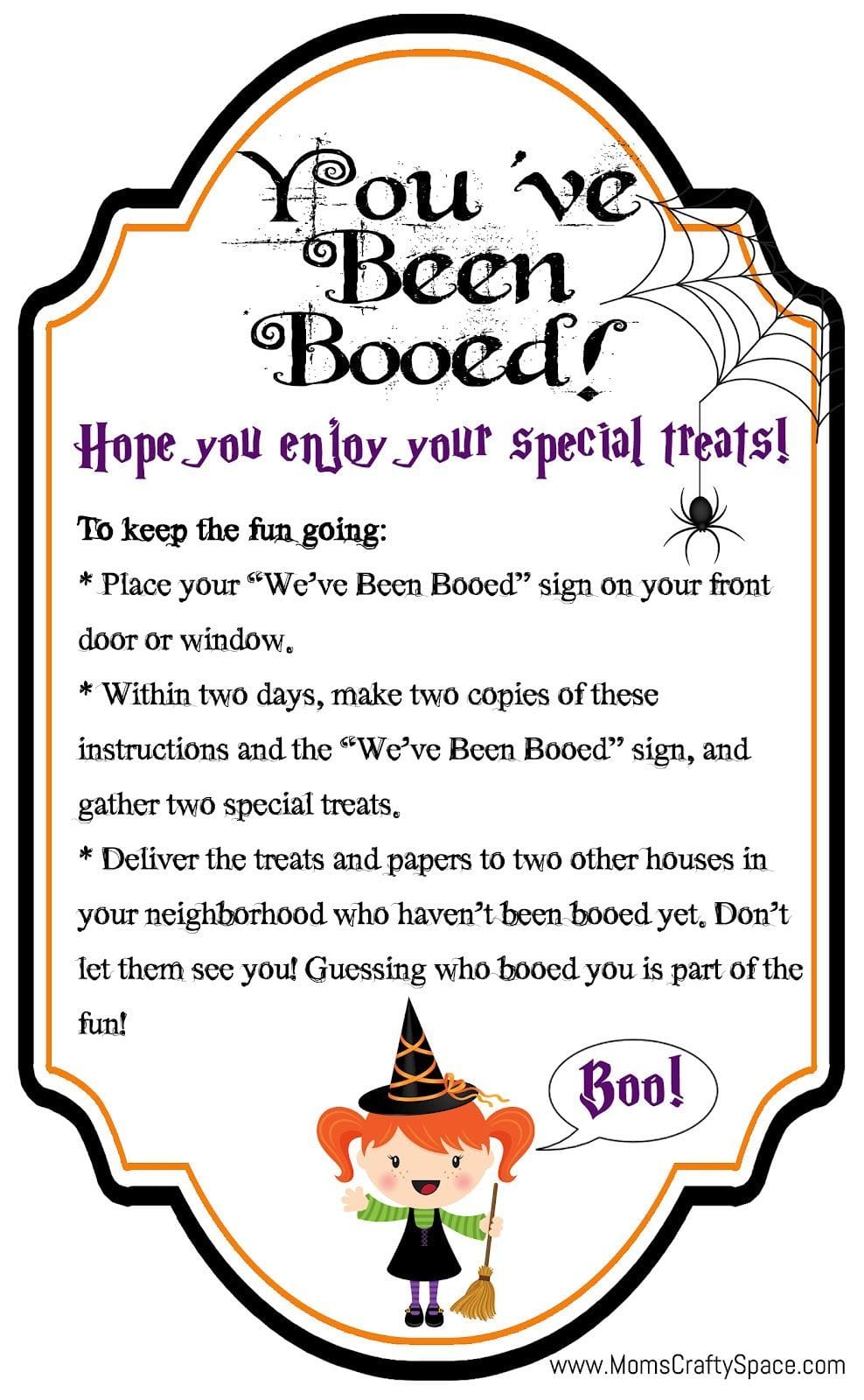 Free Youve Been Booed Printables!