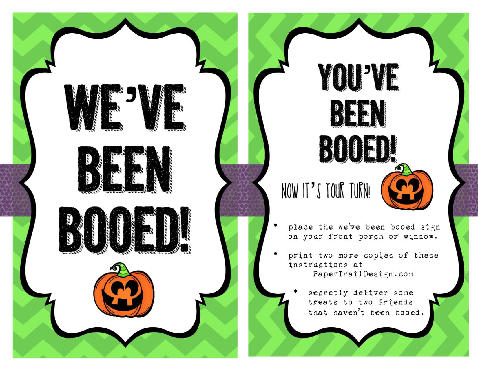 Youve Been Booed Printable Pdf Free