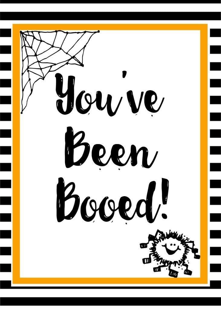 You Ve Been Booed Free Printable Pdf