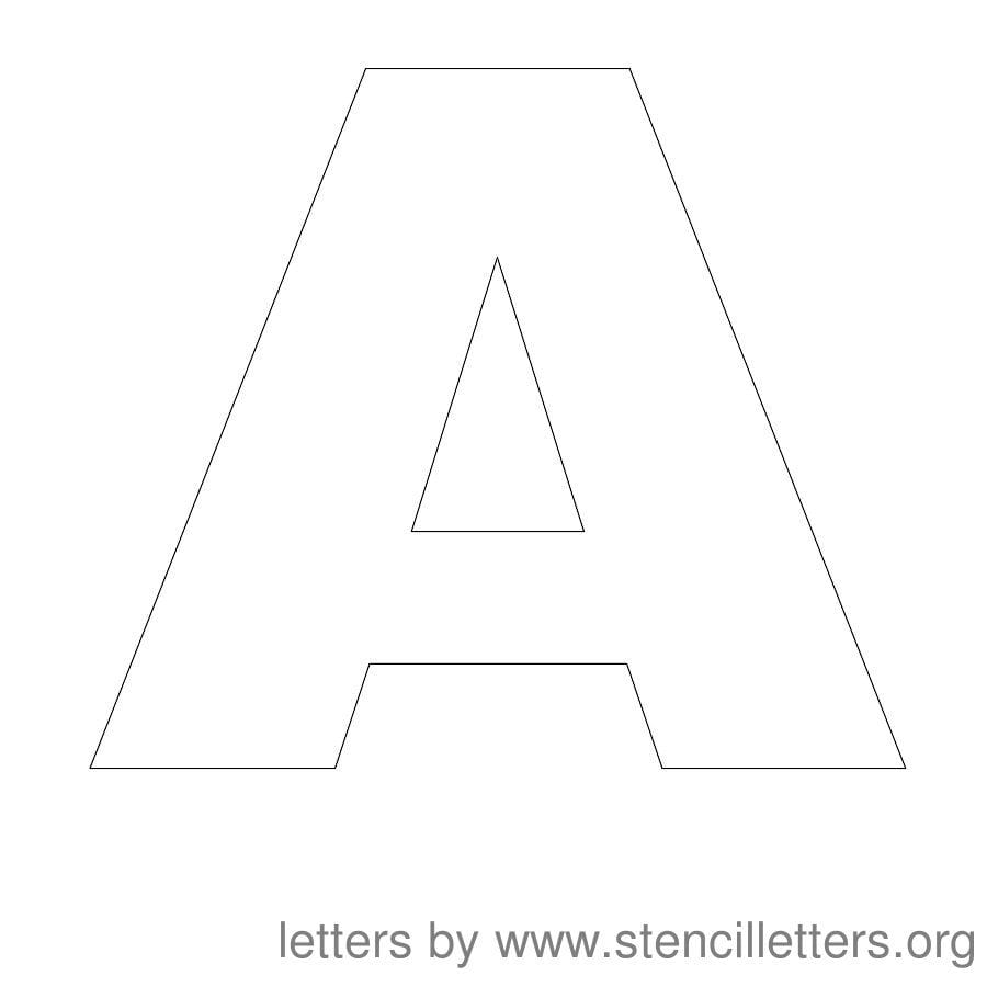 10 Free Printable Alphabet Stencils For Kids