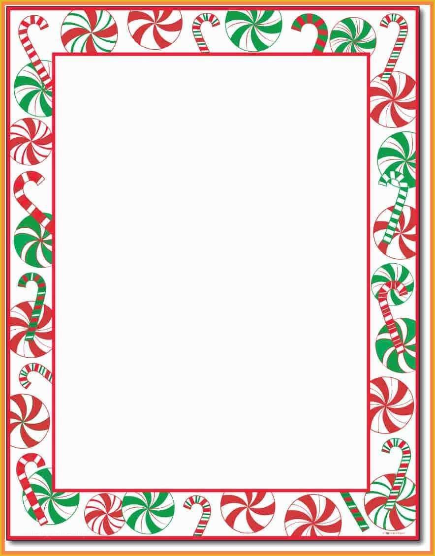 10 Free Printable Christmas Stationery Templates