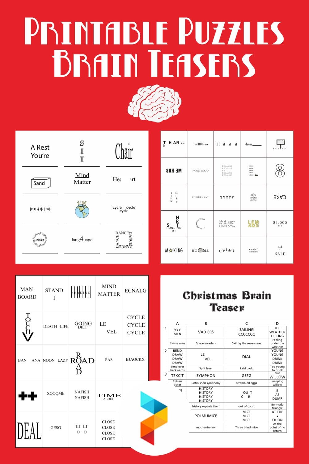 10 Free Printable Puzzles And Brain Teasers