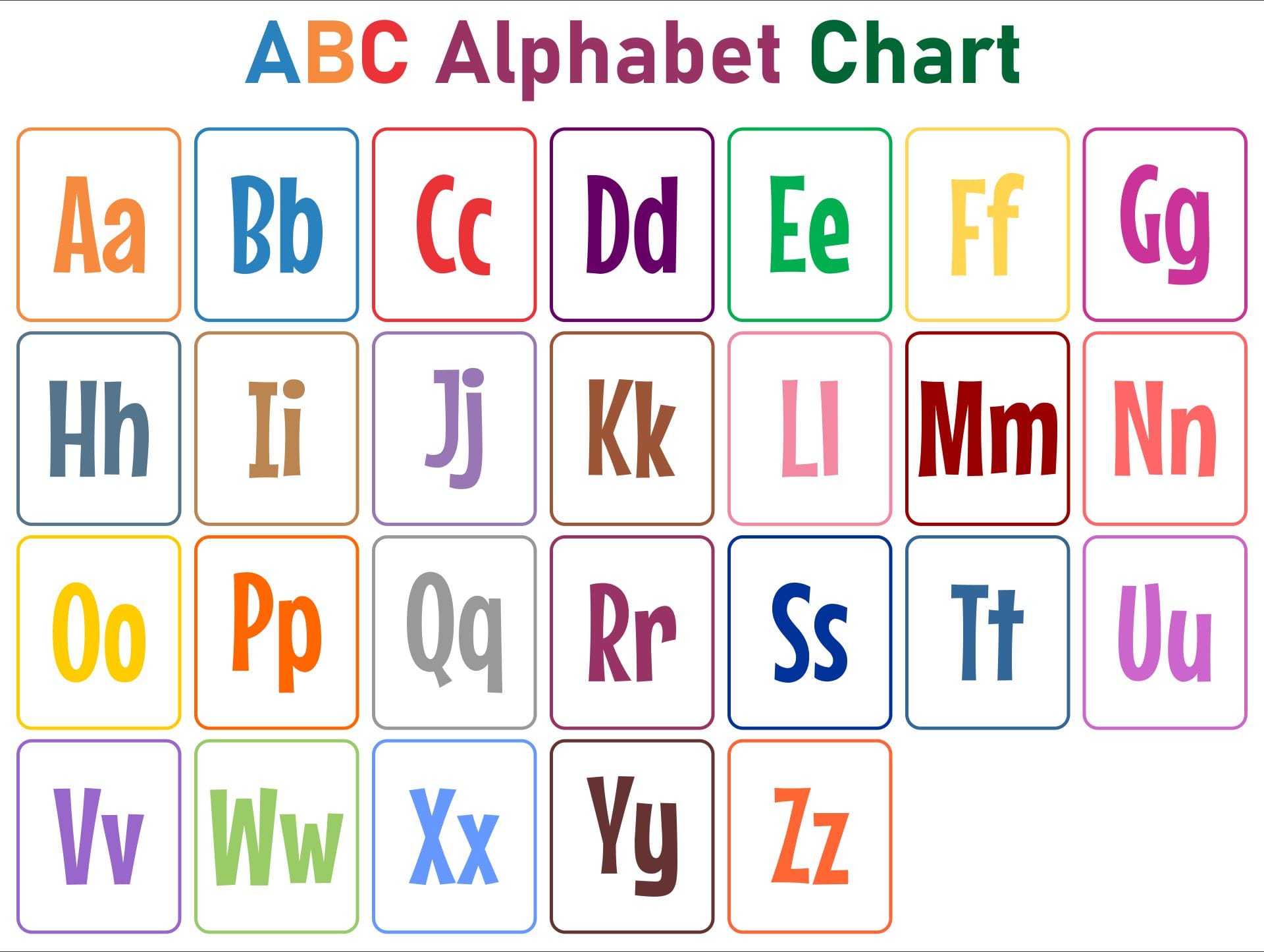 20 Free Alphabet Printables For Kids