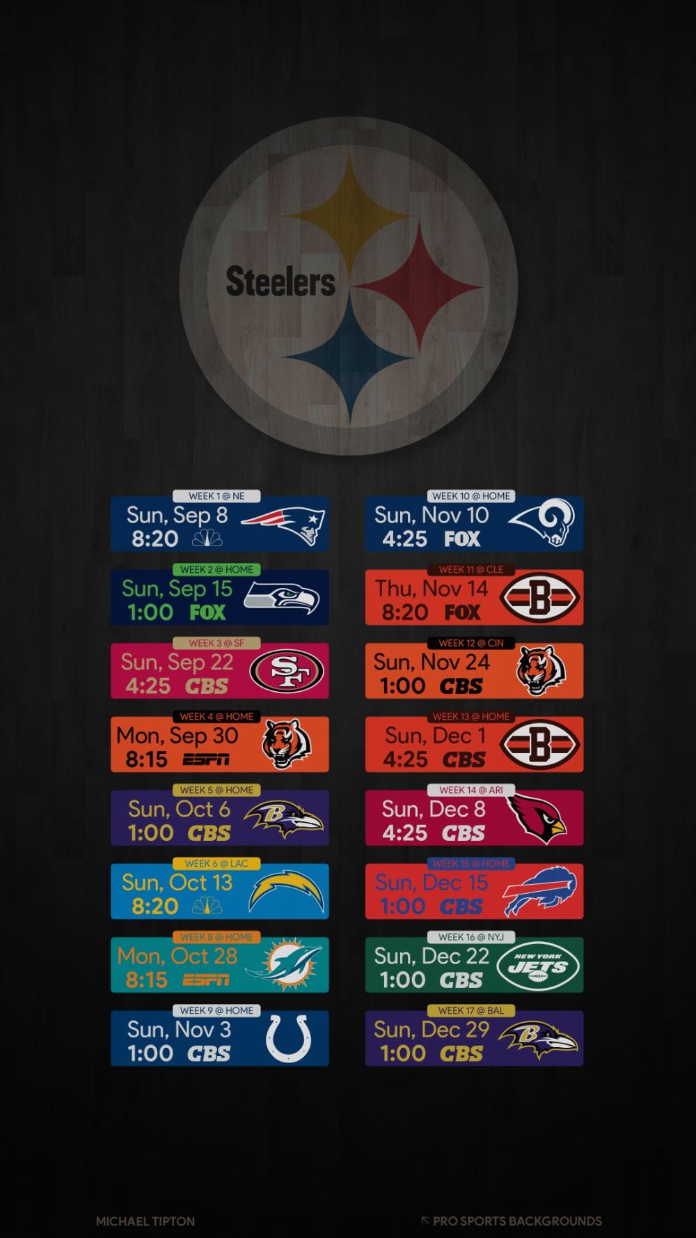 2023 Pittsburgh Steelers Schedule And Game Dates Revealed