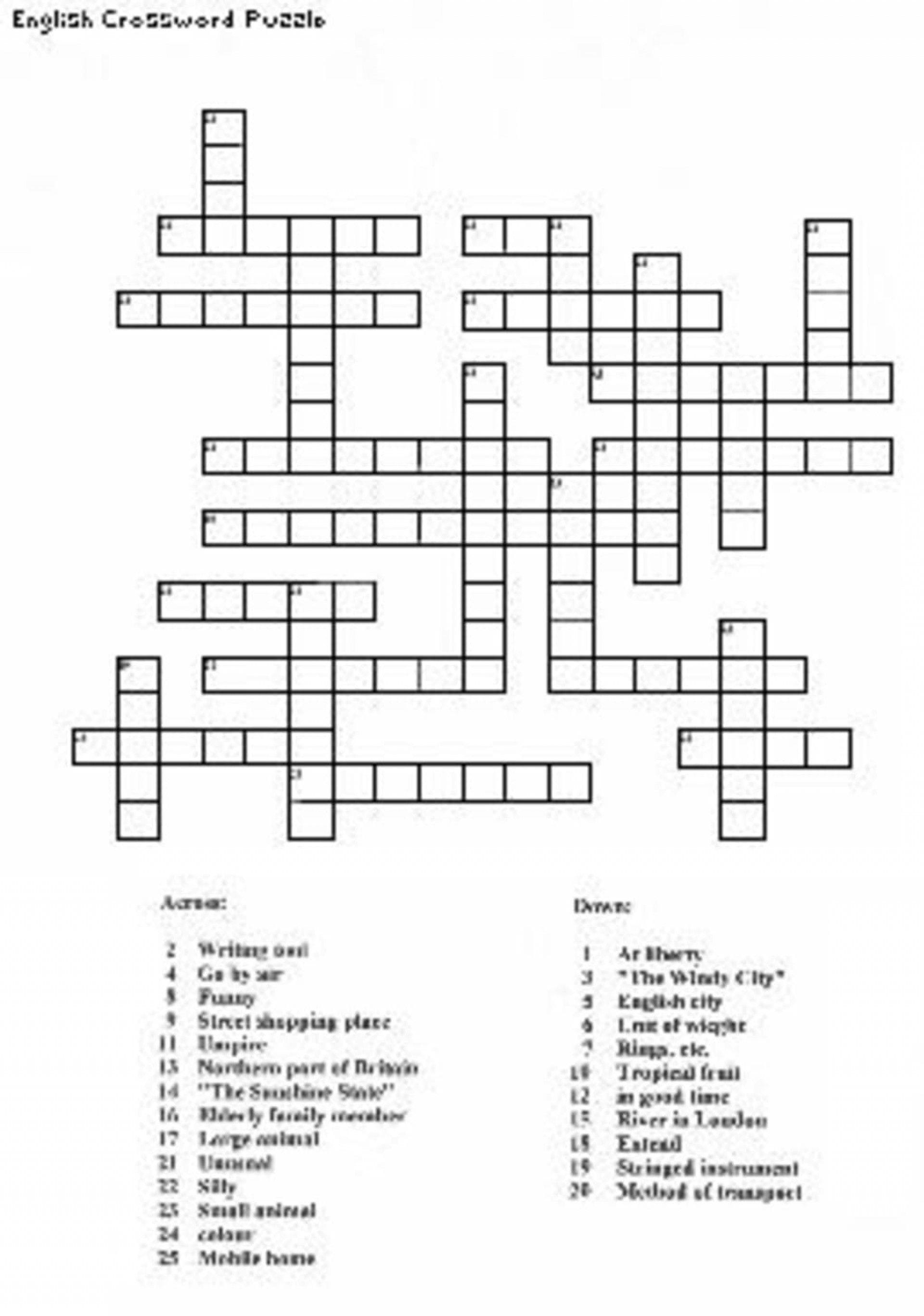 5 Easy Steps To Create Free Printable Crossword Puzzles