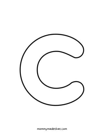 5 Free Letter C Template Printables