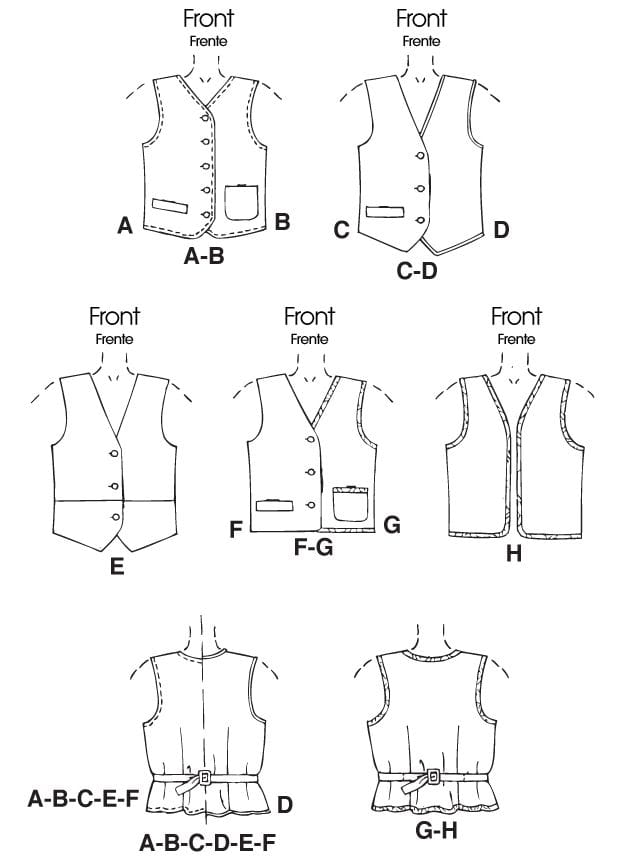 5 Free Mens Waistcoat Patterns To Print