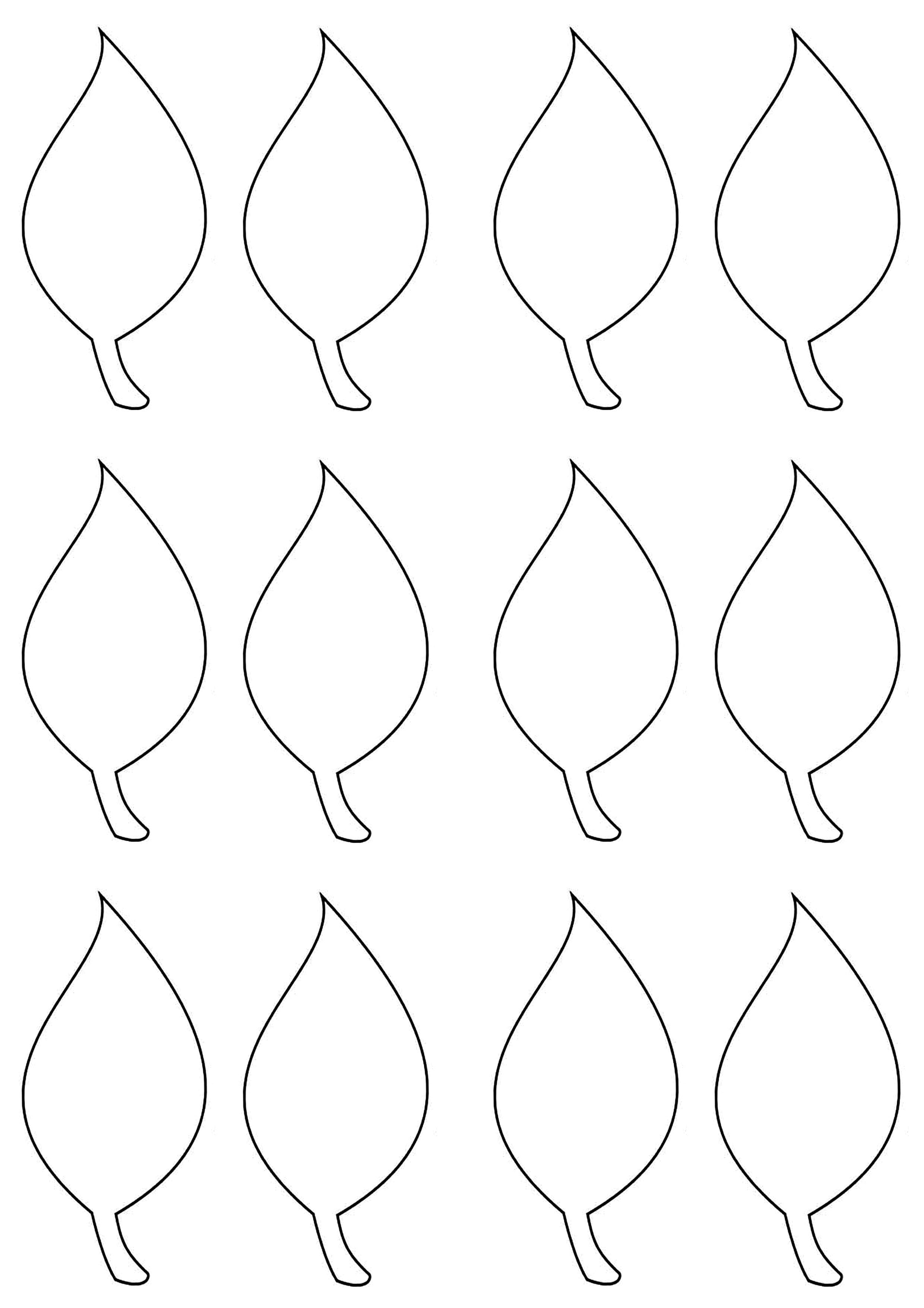 5 Free Printable Leaf Patterns