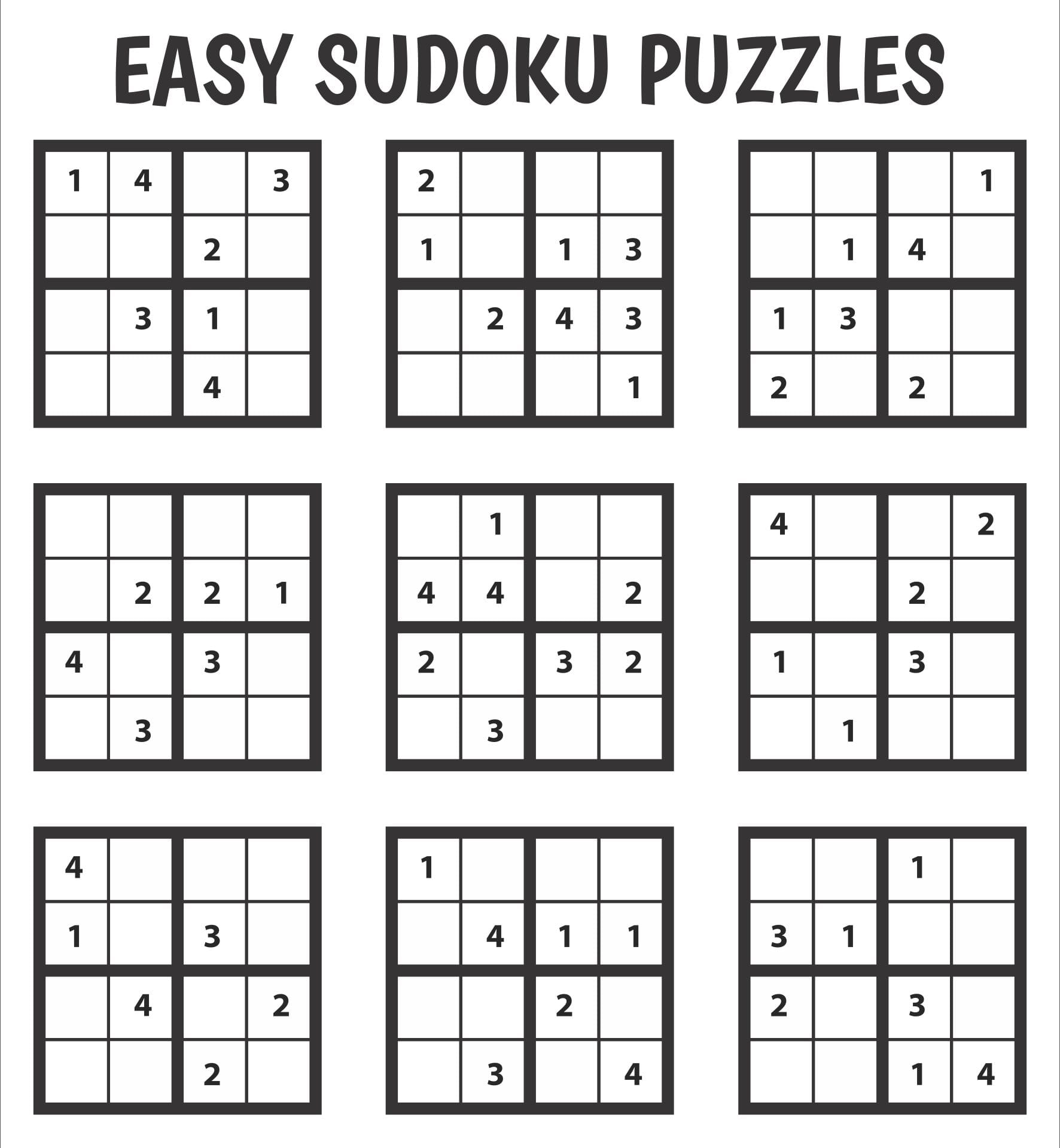 5 Free Printable Sudoku Puzzles To Download Now