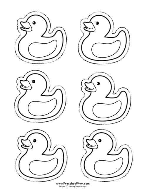 5 Little Ducks Free Printable Templates