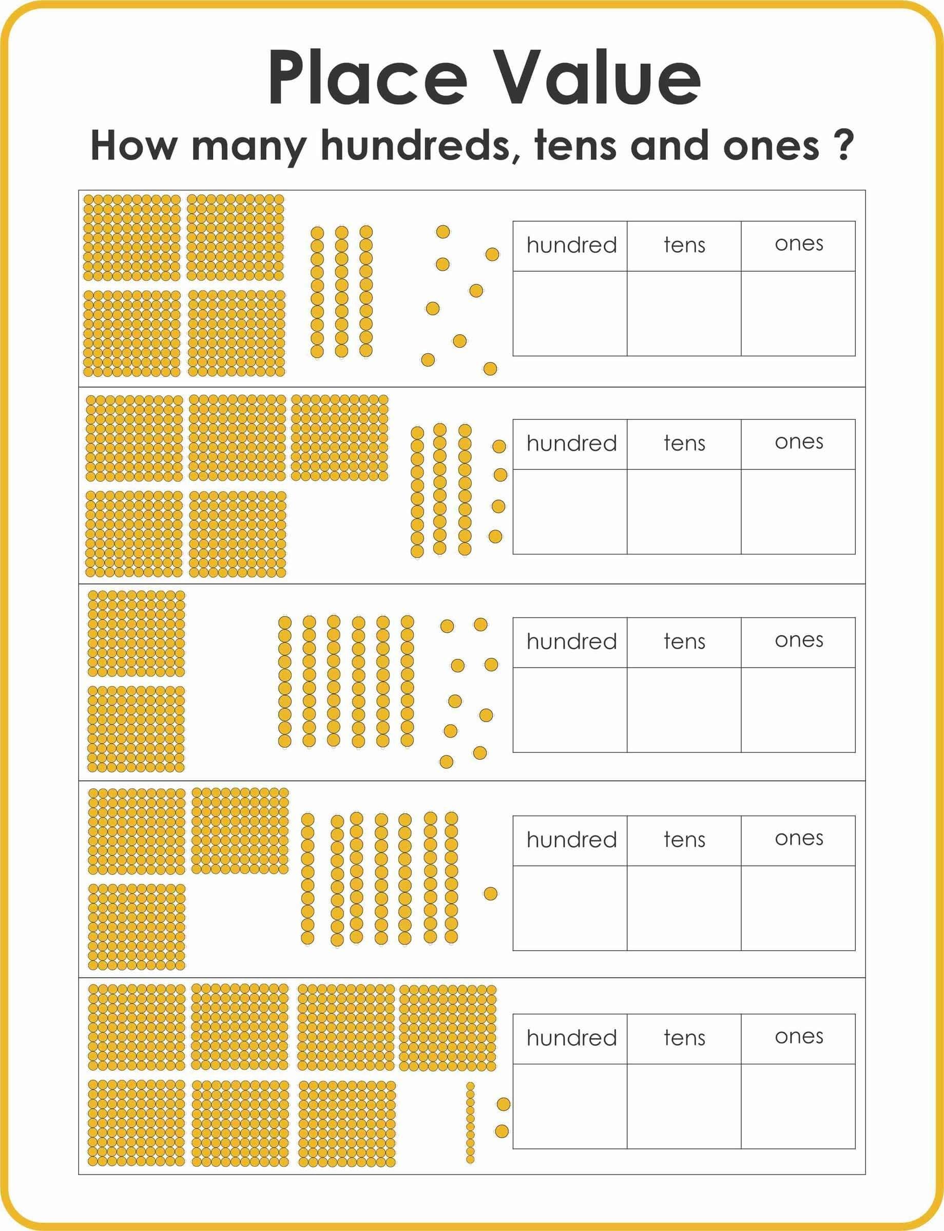 5 Ways To Master Place Value With Printable Worksheets