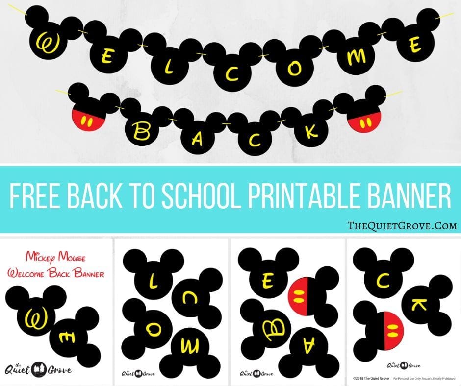 7 Free Printable Mickey Mouse Templates