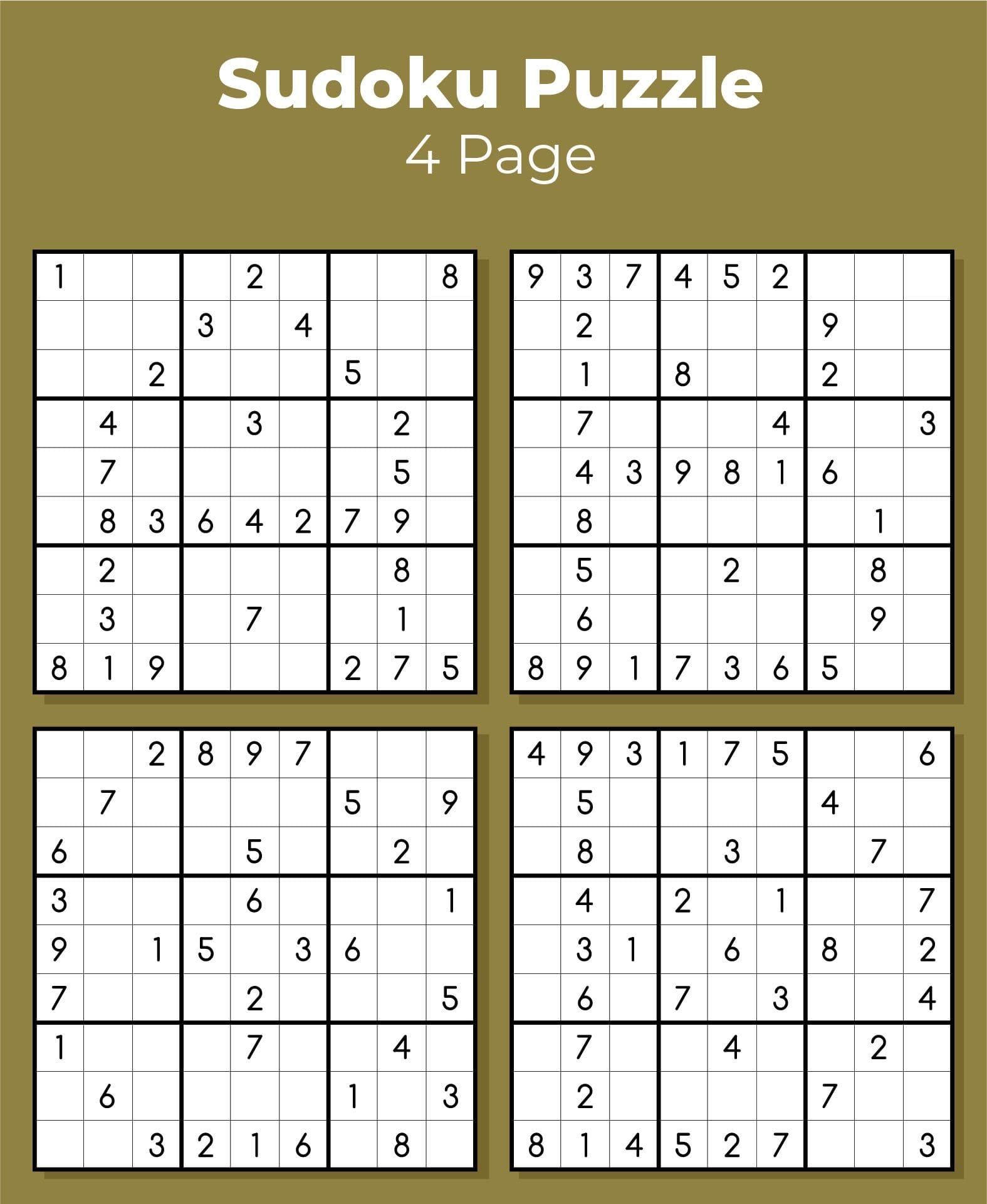 Sudoku puzzle