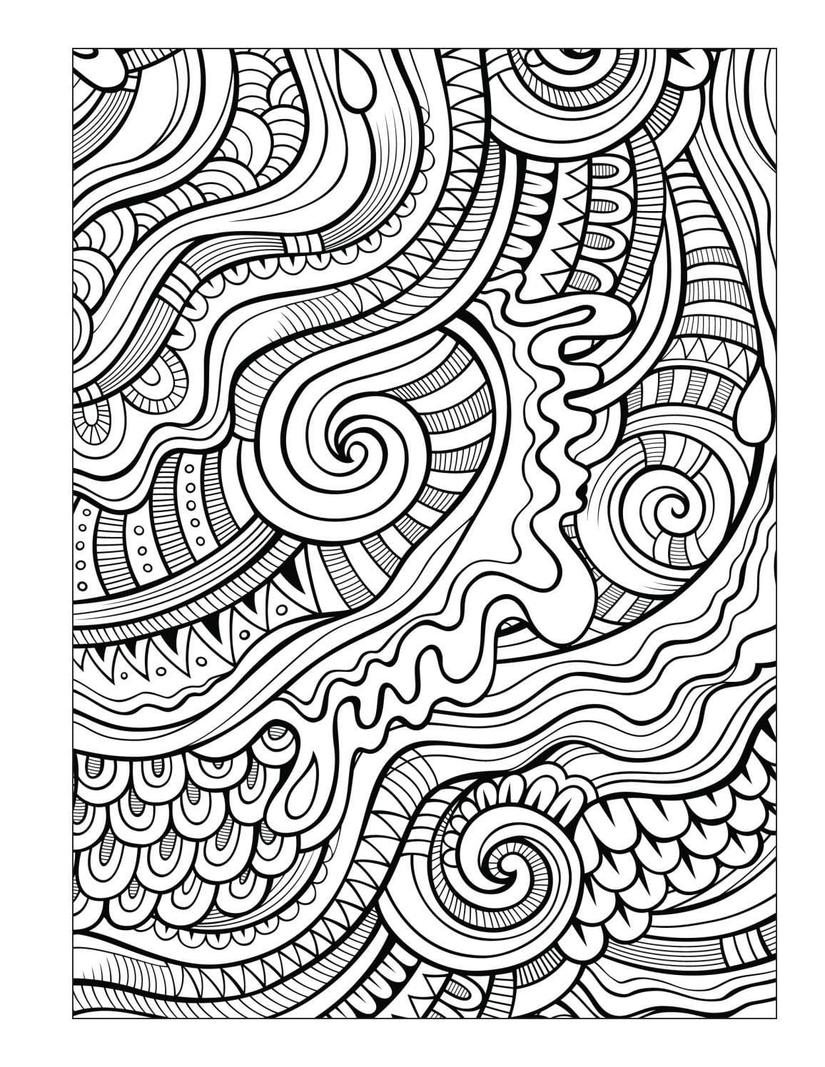 Abstract Coloring Book