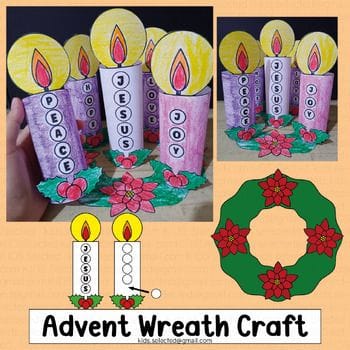 Advent Wreath with Activities