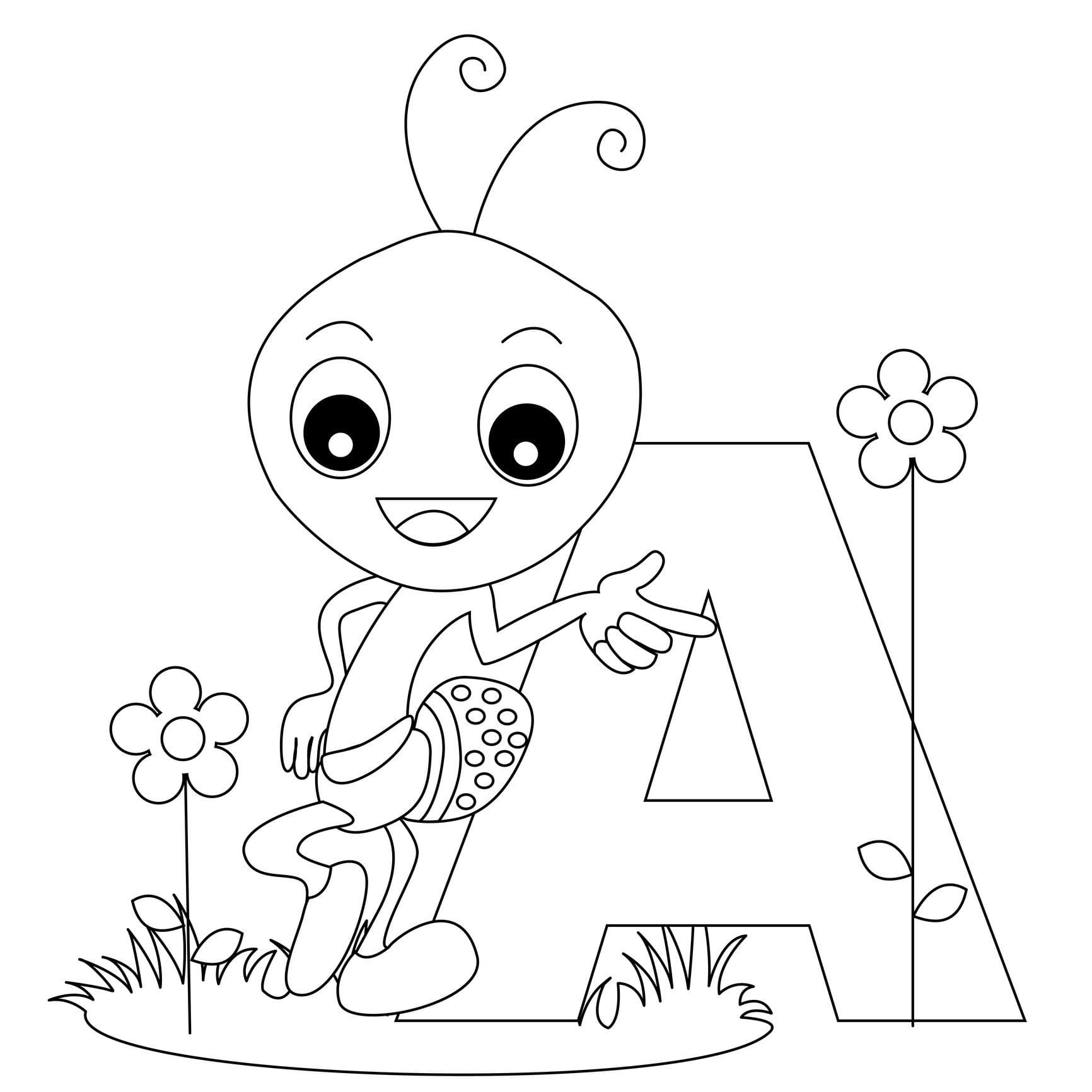 Alphabet Coloring Pages