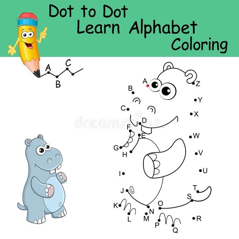 Alphabet Learning Dot-to-Dot