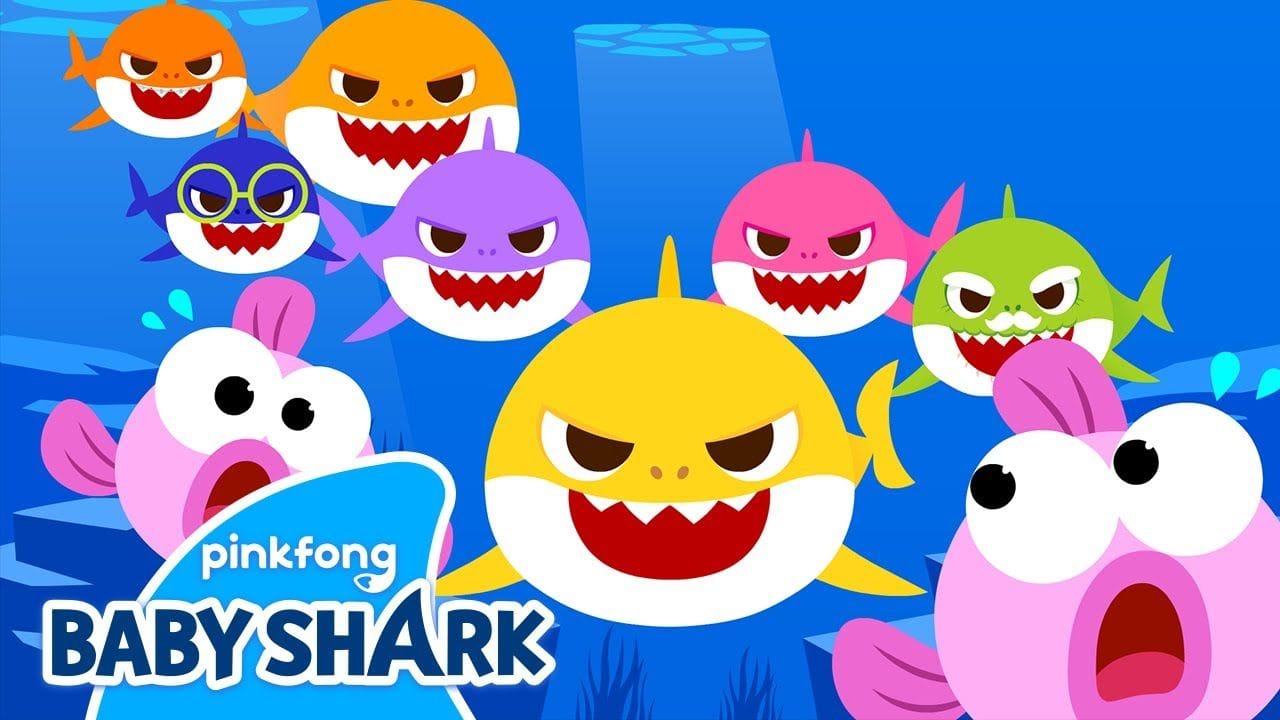 Baby Shark Family Clipart